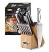 McCook MC29 15-Piece Block Set (built-in sharpener)