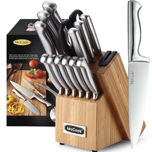 McCook MC29 15-Piece Block Set (built-in sharpener)
