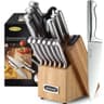 McCook MC29 15-Piece Block Set (built-in sharpener)