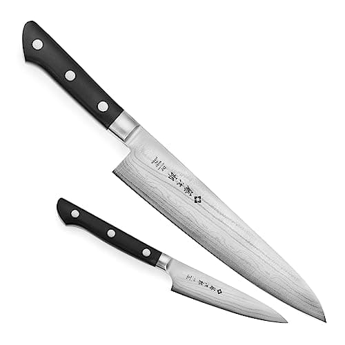 Tojiro Classic Damascus 2-Piece Set (F-600-2)